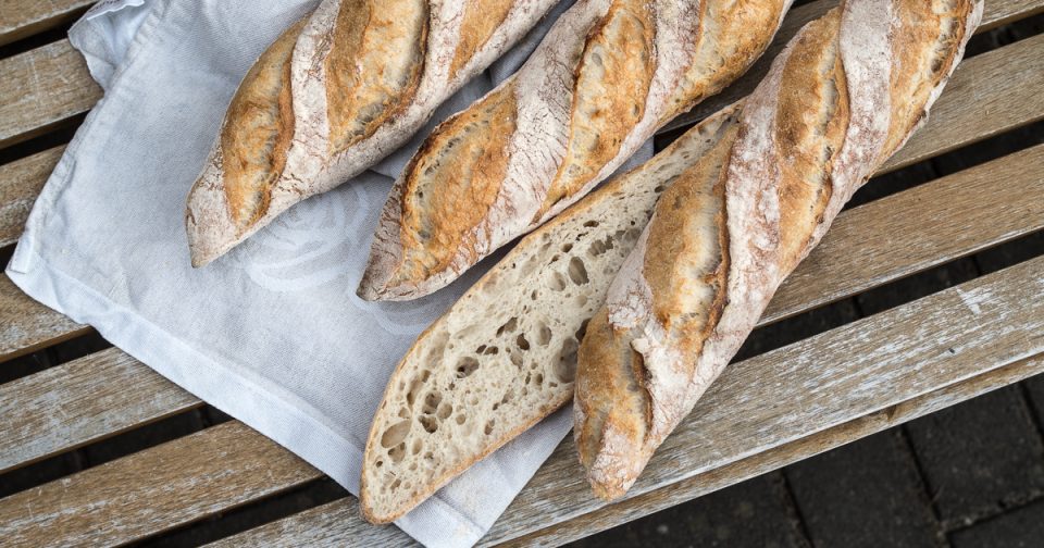 Baguette mit Poolish